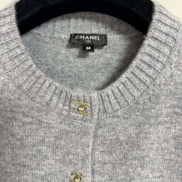 Chanel gray Cardigan Size 36 - Picture 9 of 12